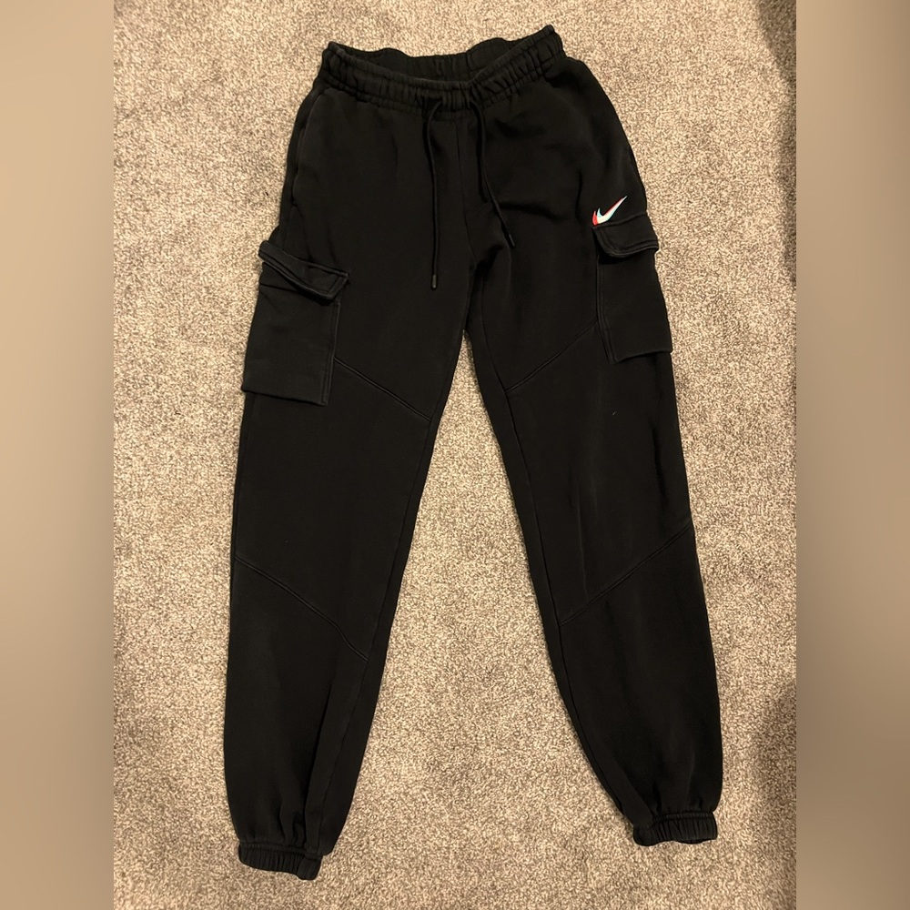 NIKE BLACK SWEATPANTS WOMENS SIZE XS